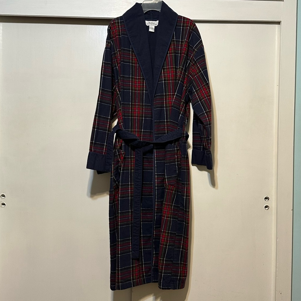 Vermont country store brand NWOT Men’s double comfort Portuguese flannel robe
